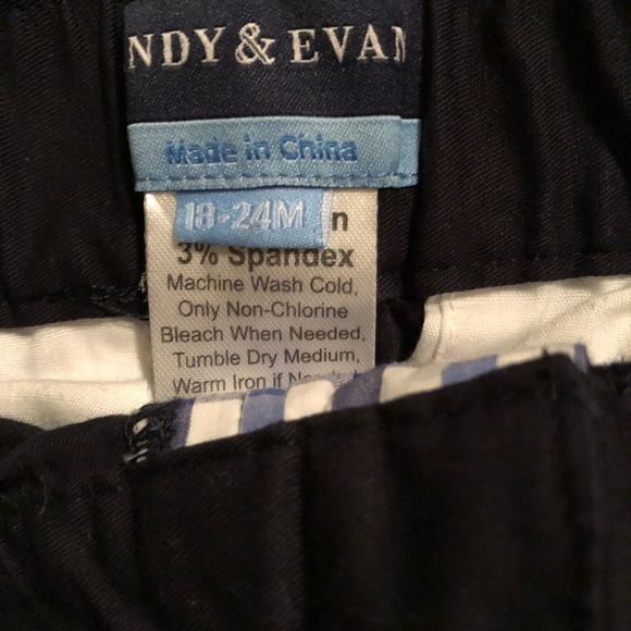 Andy & Evan 24M black dress pants - Picture 2 of 3